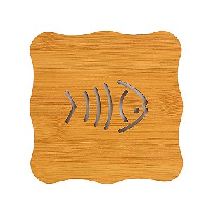 DESCANÇO DE BAMBU PARA PANELA 14,5X14,5