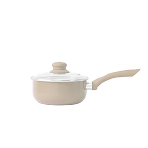 PANELA ALUMÍNIO E CERÂMICA CABO SILICONE E TAMPA 32,5x16cm