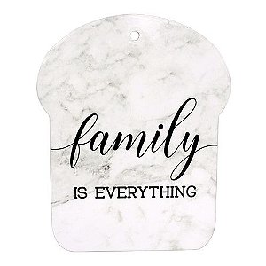 DESCANSO PANELA DECORATIVO FAMILY CERAMICA 25X20 COR BRANCO