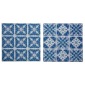 CJ. DE PORTA PANELA DE CERAMICA ESTAMPADOS - 2PS