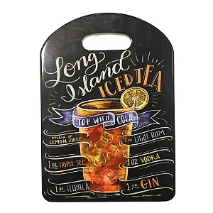 DESCANSO DE PANELA DECORATIVO ICE TEA EM CERAMICA D15XA20CM