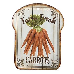 DESCANSO PANELA DECORATIVO CARROT CERAMICA 20X25CM PRETA