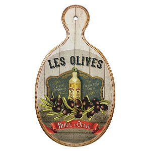 DESCANSO PANELA DECORATIVO LES OLIVEIS EM CERAMICA D16X28CM
