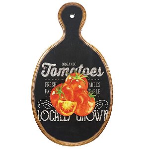 DESCANSO PANELA DECORATIVO VINTAGE TOMATOES CERAMICA 16X28CM