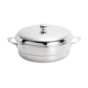 PANELA DE AÇO INOX P/RECHAUD BANHO MARIA 10L