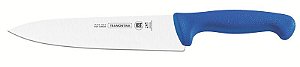 FACA CARNE INOX 10 PROFISSIONAL AZU