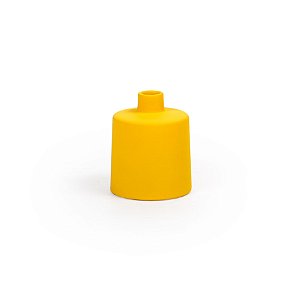 VASO CONICO PEQUENO MOSTARDA