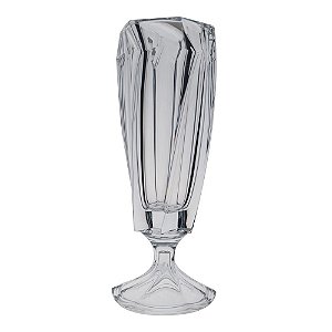 VASO MACAO COM PE EM CRISTAL ECOLOGICO L28,3XP29,5XA40,5CM
