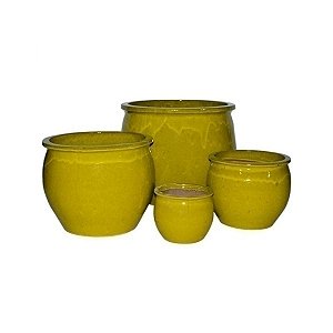 CJ DE VASOS VIETNAMITA - 4 PCS - GG  55X55X46 CM  G  44X44X3