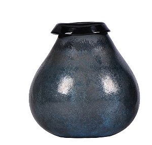 VASO IMBITUBA EM VIDRO 20.5CM COR DE CHUMBO