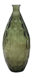 VASO DE VIDRO 38CM VERDE