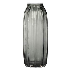 VASO DE VIDRO 31CM CINZA UBATUBA