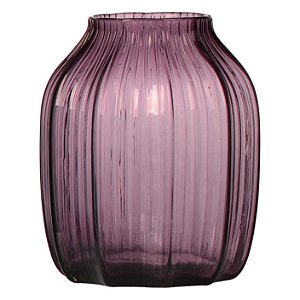 VASO DE VIDRO 20CM LILAS UBATUBA