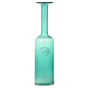 VASO DE VIDRO 42.5CM TURQUESA BUZIOS