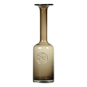 VASO DE VIDRO 36.5CM MARROM BUZIOS