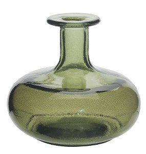 VASO DE VIDRO 12CM VERDE