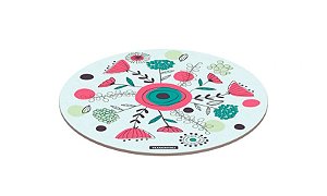 TABUA DE VIDRO REDONDA 40CM