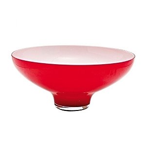 VASO DE VIDRO- VERMELHO