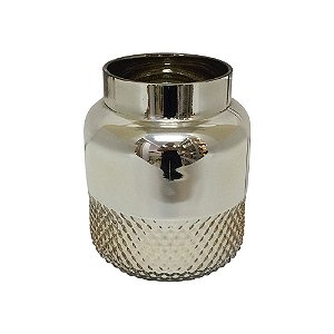 VASO DE VIDRO DOURADO