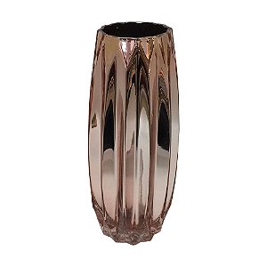 VASO DE VIDRO ROSE GOLD
