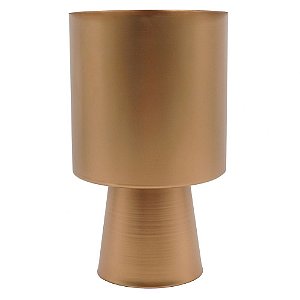 VASO DE METAL DOURADO