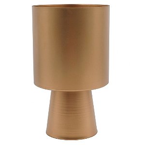 VASO DE METAL DOURADO