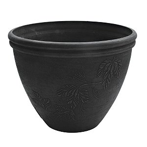 VASO DE FIBER CLAY PRETO