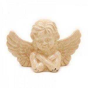 FIGURA DECORATIVA DE CERAMICA - ANJO