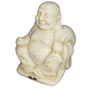 FIGURA DECORATIVA DE CERAMICA - BUDHA