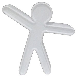 FIGURA DECORATIVA DE CERAMICA BRANCA