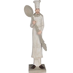 FIGURA DE RESINA COZINHEIRO
