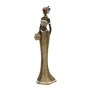 FIGURA DE RESINA AFRICANA