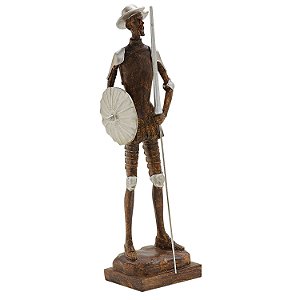 FIGURA DECORATIVA DE RESINA GUERREIRO