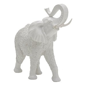 FIGURA DECORATIVA DE RESINA - ELEFANTE