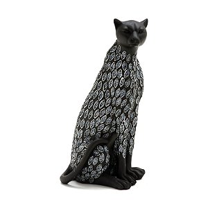 FIGURA DECORATIVA DE RESINA PANTERA
