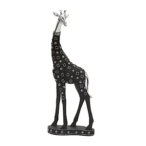 FIGURA DECORATIVA DE RESINA - GIRAFA
