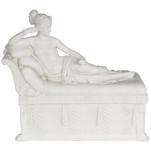 FIGURA DE RESINA MARMORIZADA 28X25 CM