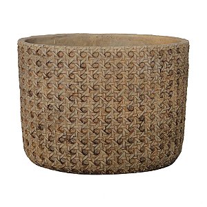 CACHEPOT DE CIMENTO 21,5cm x 14cm x 15,5cm