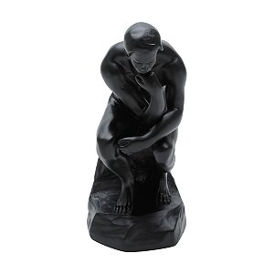 FIGURA DECORATIVA RESINA PENSADOR 14x11x23cm