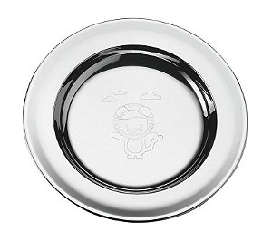 PRATO CRIANCA ACO INOX BABY FRIENDS