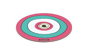 TABUA DE VIDRO REDONDA 30CM