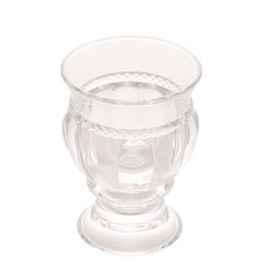 CACHEPOT DE CRISTAL DE CHUMBO DIAMANTE 7,2x5,8x10cm