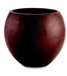 KIT CACHEPOT DE PISO EM CIMENTO - 2 PÇS