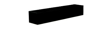 CACHEPOT PRETO EM METAL
