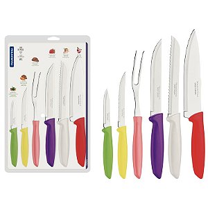 JOGO FACAS INOX 6PC PLENUS MISTO