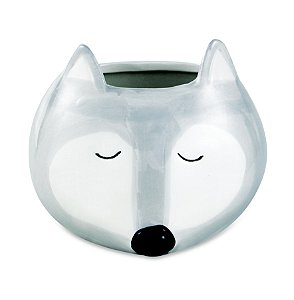 CACHEPOT RAPOSA EM CERAMICA