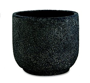 CACHEPOT PRETO EM CIMENTO
