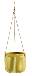 KIT CACHEPOT PENDENTE EM CIMENTO - 2 PCS