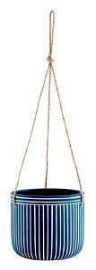 KIT CACHEPOT PENDENTE EM CIMENTO - 2 PCS