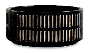 KIT CACHEPOT PRETO EM CIMENTO - 2 PCS